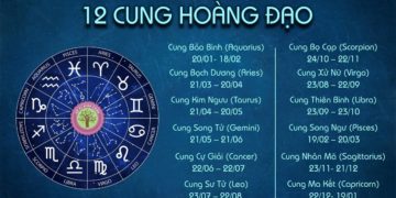 12 cung hoàng đạo tiếng anh là gì?